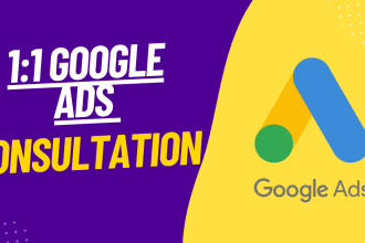 teach google ads and do 1 on 1 consultation