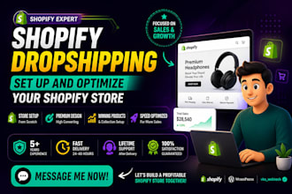build and revamp your shopify dropshipping store