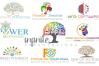 design infinite achievement faithful hope success logo