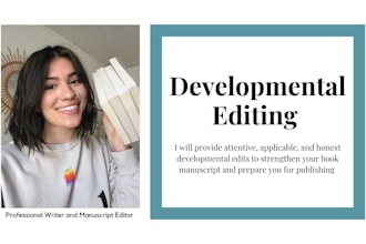 developmentally edit your fiction novel