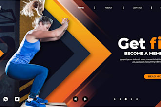 build your professional fitness website and workout website
