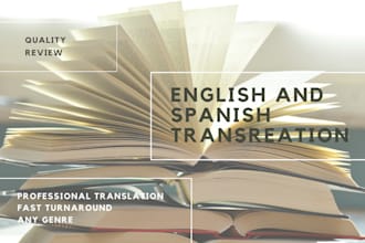 professionally transcreate your copy in english or spanish