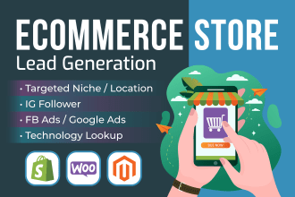 do ecommerce lead generation shopify leads