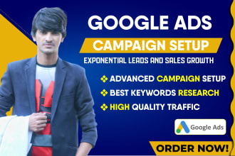 setup and manage ppc google ads campaign