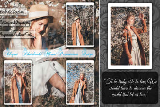 do unique photobook, photo album and wedding album design