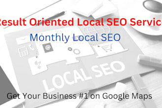 provide monthly SEO service for google ranking