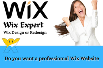 design modern wix website, design or redesign wix website, wix to wordpress