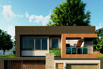 design and render 3d floor plans,interior and exterior