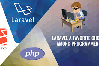 develop your website using PHP or laravel