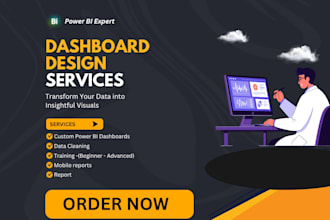 create professional power bi dashboards and reports for your business