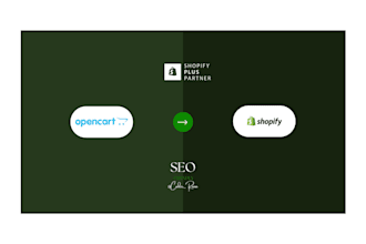 transfer, migrate or move opencart store website to shopify or shopify plus