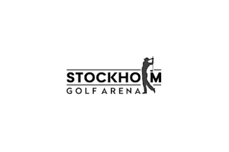 design genius illustrate golf driving range logo