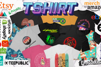 do amazing t shirt designs for you