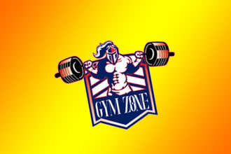 design outstanding redesign gym sport logo with express deliver