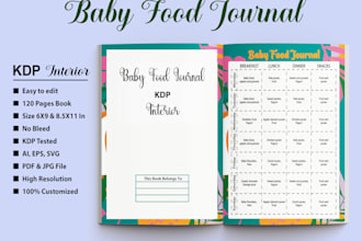 create any planner, log book, journal or tracker in PDF file