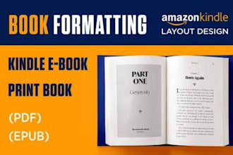 convert PDF to epub kindle ingramspark, ebook formatting