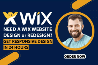 do wix website design and redesign wix website