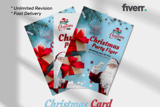 design christmas cards or flyers