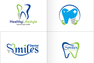 do professional medical clinic dental care logo design
