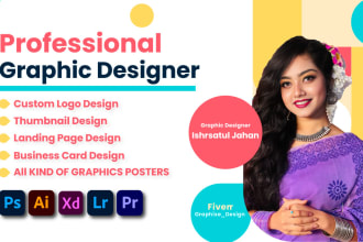 be you professional photoshop expert graphic designer