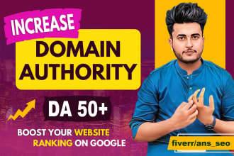 increase moz domain authority with high quality backlinks