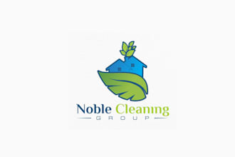 design famous genuine noble cleaning group logo