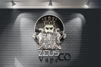 create a fantastic unique beautiful vape logo design