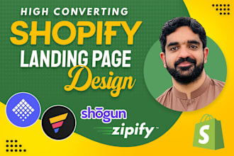 create shopify product landing pages page fly,zipify, shogun,gem pages
