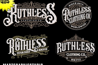 Top 5!  create unique vintage typography