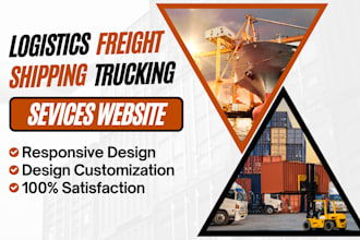 build trucking or logistic website with tracking system
