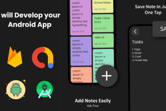 be your android app developer and do your mobile app development