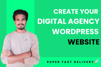 create digital marketing agency wordpress website