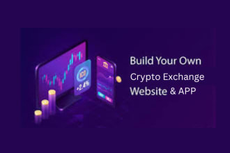 develop web 3 cryptocurrency exchange website, crypto exchange app for you