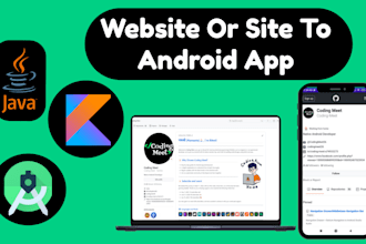 convert your website into a professional android app for play store