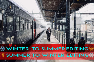 convert summer photos into winter photos and winter to summer