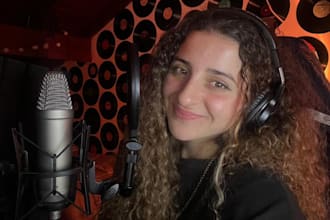 be your female singer songwriter, in english or spanish