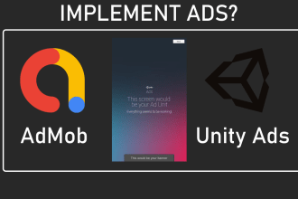 add unity or admob ads to your game