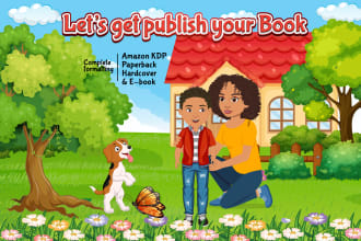 do children story book illustration, children book illustration for amazon