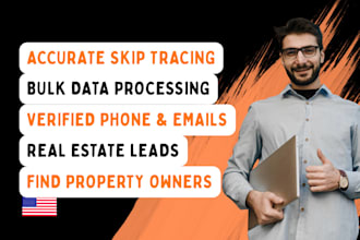 do best accurate bulk skip tracing llc and provide motivated seller, cash buyers