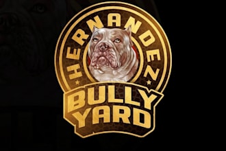 design a custom dog logo for pet brands, breeders and kennels