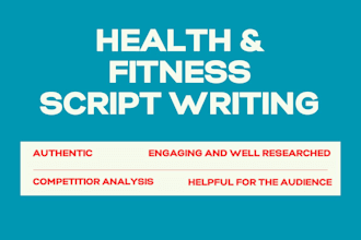 write a viral mental health and fitness youtube video script