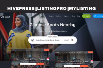 hivepress website,listingpro website,mylisting website