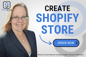setup your shopify store for your products and services