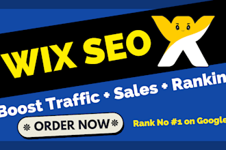 do technical and on page wix SEO for top google ranking