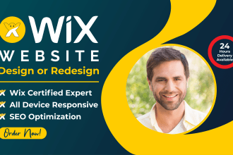 do wix website design and redesign wix website