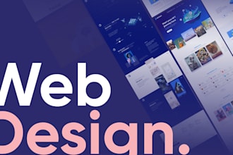 create web design with illustration and animation