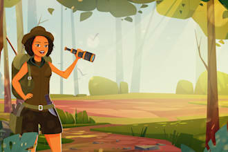 create illustration for apps and web