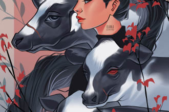 illustrate exclusive nft art collection in my unique style