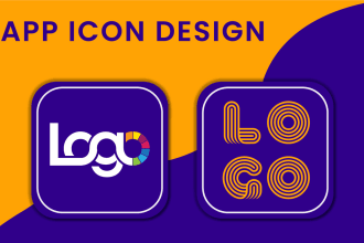 do mobile app icon design for ios android, and mac