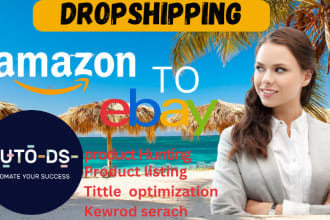 do dropshipping amazon to ebay  listing autods